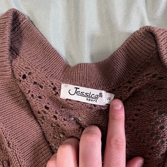 Vintage crochet cardigan - Picture 2 of 4